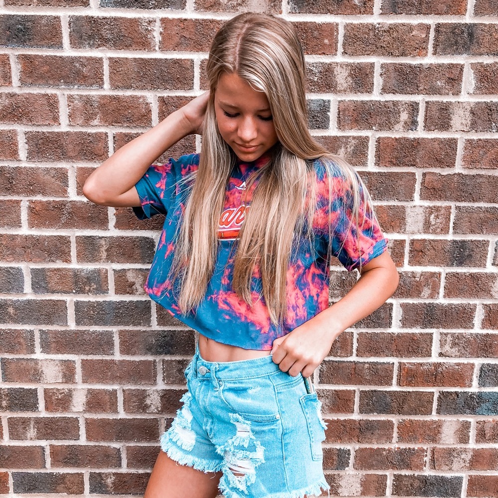 Braves bleached tee!!!!